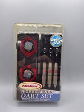 VINTAGE HALEX NICKEL SILVER DARTS 20g W/ CASE