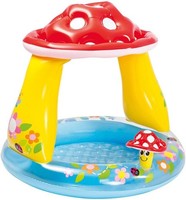 Intex 57114NP Aufblasbarer Baby-Pool Pilz Vinyl Mehrfarbig 102X89 Cm
