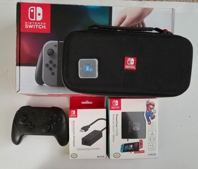Nintendo Switch Bundle (Pro Controller, 400 GB microSD card, etc)