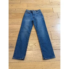 Levis Wedgie Straight Jeans Womens Size 26 Medium Wash Denim Classic Style