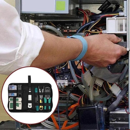 Kit d'outils réseau 11 en 1 4p 6p 8p portable avec outil d'étanché Ethernet - Photo 6/6