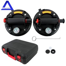 8" 440lbs Glass Suction Cups Heavy Duty Vacuum Suction Cups with Pressure Gauge