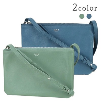 CELINE Trio ショルダーバッグ old celine Celine Trio Small Lambskin Leather Shoulder Bag Pouch Pochette