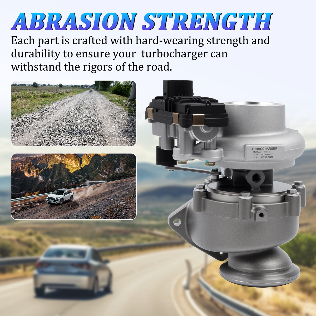 TF035HL Turbocharger for Jaguar XF XE F-Pace E-Pace Land Rover 2.0L 49335-01960 thumbnail 6