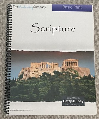 The Handwriting Company Basic Print - Scripture