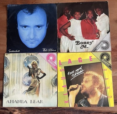 Schallplatte  Boney M , Phil Collins, Amanda Lear, 1001 Nacht