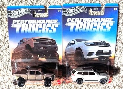 '26 HotWheels Performance Trucks '19 Jeep Cherokee & '19 Chevy Silverado MOC
