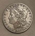 1892-s  Morgan silver dollar , VF , scarce date & grade
