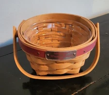 Longaberger Dresden Basket 2005 with Protector