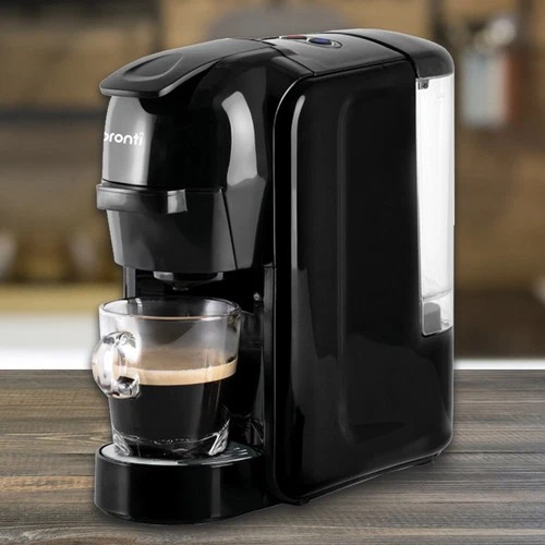 Pronti HomeMaid 3-in-1 Coffee Machine Multi-Capsule Pods and Ground Coffee Nespr