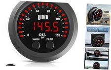 150PSI Oil Pressure Gauge Kit with 1/8NPT Electronic Sensor & Mounting Bracket 