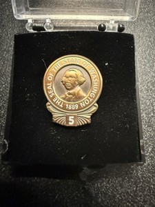 Official Washington State Employee 5 Year Service Lapel Pin Seal of WA 1889