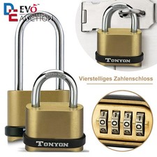 Padlock Four-digit combination lock with combination of numbers Weatherproof