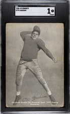 1948-49 Exhibits (W469) Otto Graham #NNO SGC 1 Cleveland Browns DA912