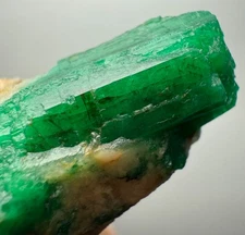 151 Carat Premium Quality Natural Swat Emerald Crystal On  Matrix from Pakistan