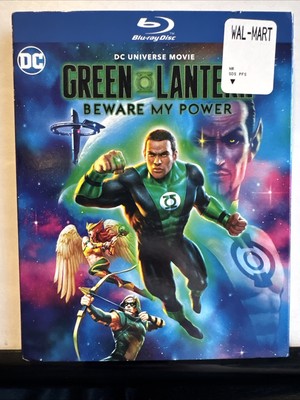 Green Lantern Beware My Power Blu-Ray Rare OOP Animated DC