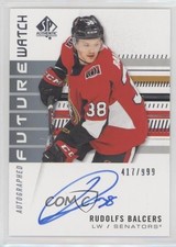 2019-20 SP Authentic Future Watch Rookies 417/999 Rudolfs Balcers #186 Auto 0ll
