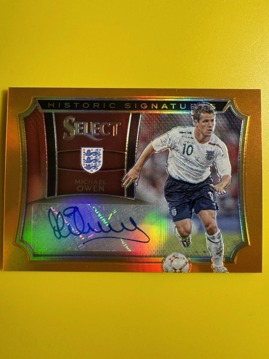 Michael Owen Autographed Soccer Sports Trading Cards & Accessories