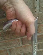 Aluminum Tactical Walking Cane-The Remarkable V Handle walking cane-Steampunk