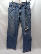 Levi's 559 Relaxed Straight Fit Distressed Denim Jeans Mens Size 33x32