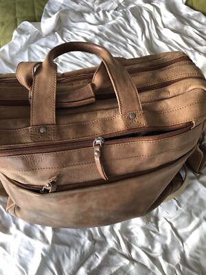 Greenburry Green Burry Lehrertasche Notebooktasche Schultertasche Vintage Leder