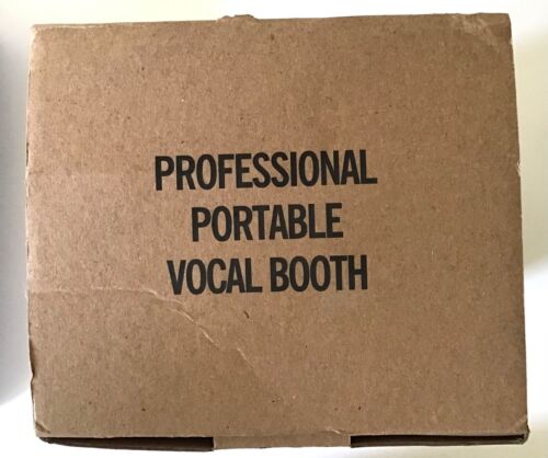 Professional Portable Vocal Booth New Never Been Opened Or Used In Original Pack - Picture 1 of 3