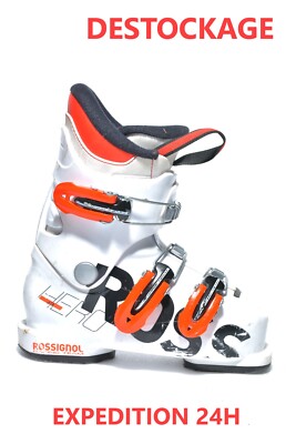 Kinder Skischuh ROSSIGNOL ''HERO'' Weiß/Schwarz Größe 29 Mondopoint 18/18,5