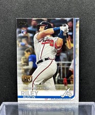 Austin Riley 2019 Topps Update 150 Years Stamp RC RD #US252 Braves Rookie Card. rookie card picture