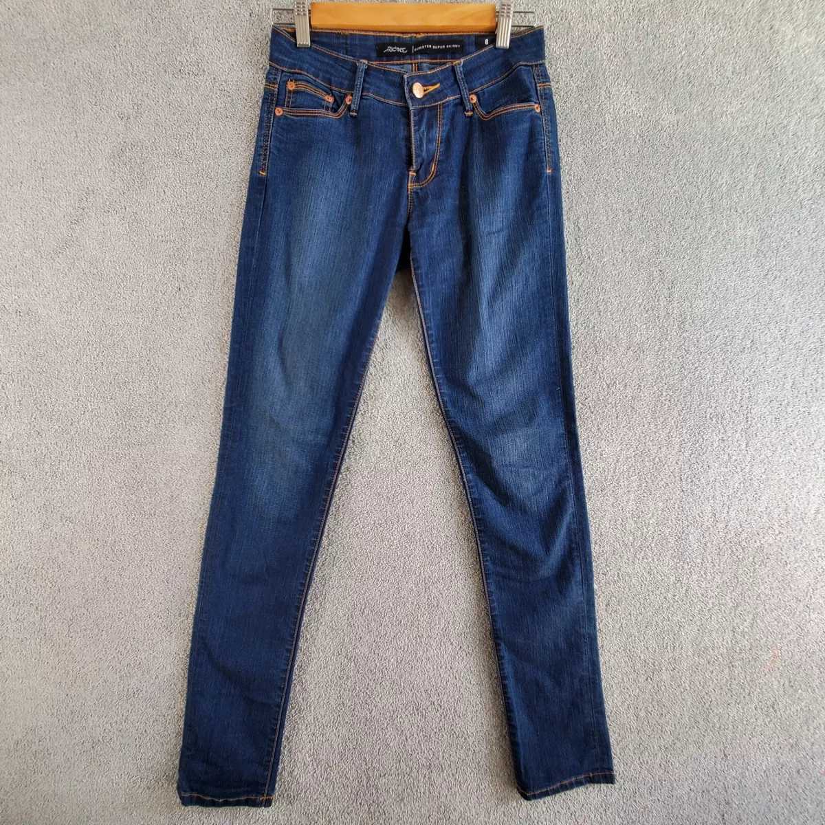 Riders bumster skinny jeans sales