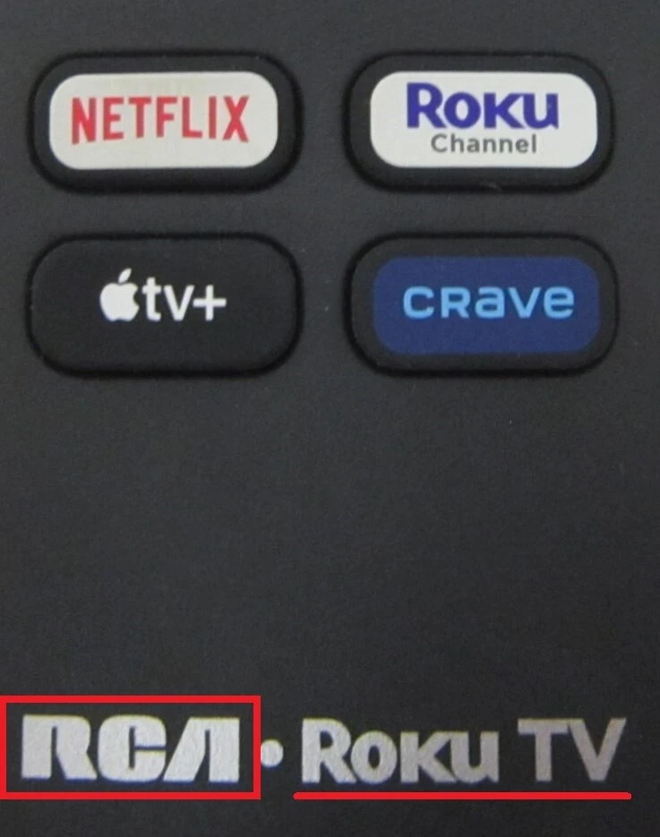 Pre-Owned RCA RTRU4328 Roku TV Remote*NOT FOR ROKU STREAMING DEVICES*3226001057 - Image 2 of 3