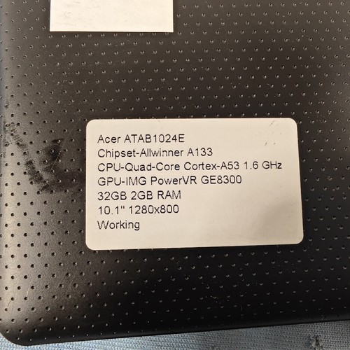 Acer ATAB1024E 10.1" Tablet - Used, Minor Scratches, No Adapter - Imagen 13 de 14