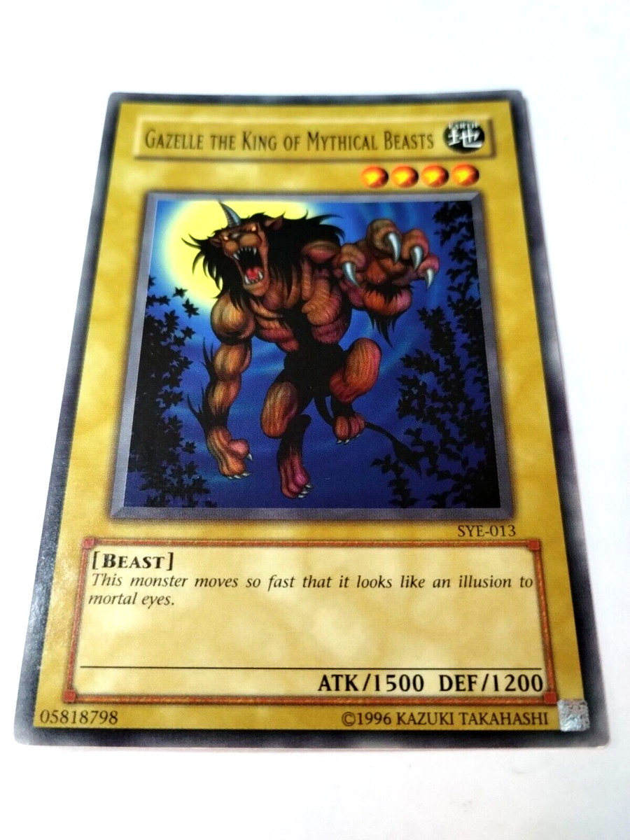 YuGiOh Gazelle the King of Mythical Beasts Starter Deck Yugi
