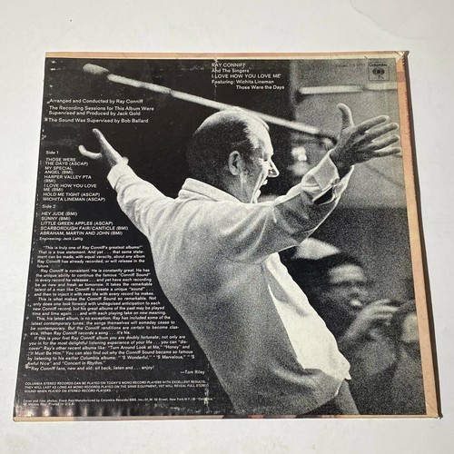 Ray Conniff – I Love How You Love Me: Columbia 1969 Vinyl LP (Pop) - Picture 2 of 4