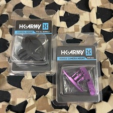 NEW HK Army Action Sports Goggle/Barrel Camera Mount Package-2 Mounts-Blk/Prp