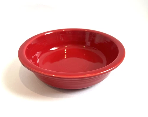 Fiesta Classic Rim 6 7/8 Inch Cereal Bowl 19 oz Scarlet HLC Homer Laughlin USA