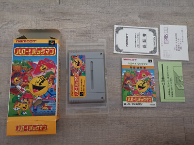 Hello! Ruro! Pac-Man SFC Super Famicom Snes Jap Import