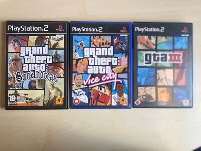 playstation 2 GTA games bundle