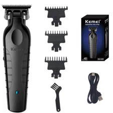 Kemei Mens Cordless Hair Trimmer Clipper Professional Electric Cutting Machine
