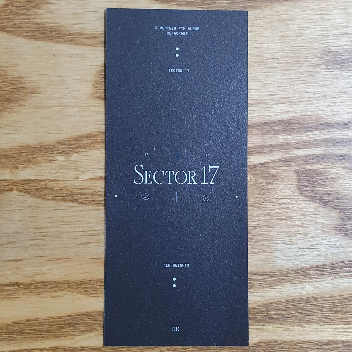 DK Official Film Card Seventeen 4th Album Repackage Sector 17
