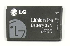 LG LGIP-431A Battery for LG 410g AX155 CP150 LG230 UX220 220c UX585 INVISION 