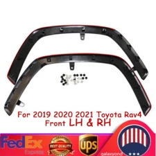 For 2019-2022 Toyota Rav4 Front Fender Flare Molding Trim Left+Right Side 1 Pair