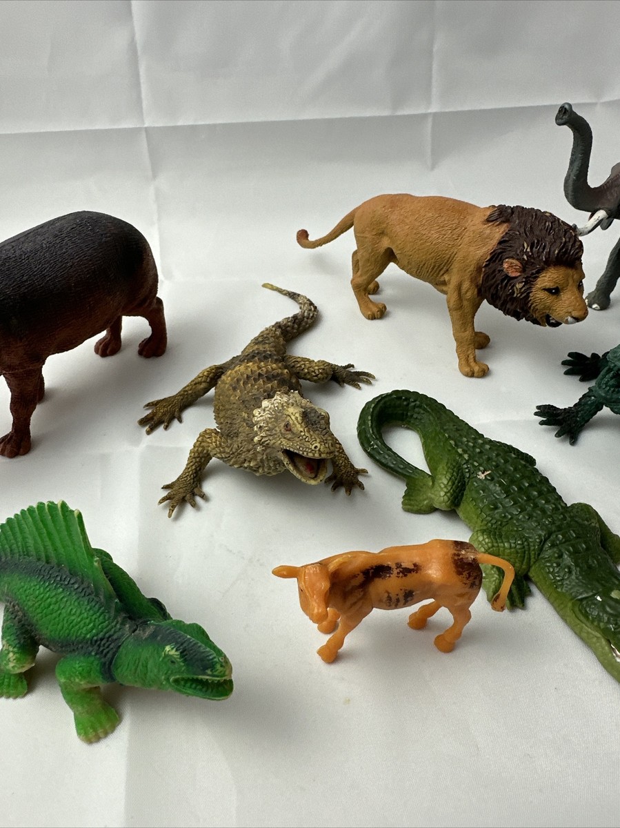 ES❤ 昭和 レトロ ビンテージ 動物 置物 28個 セット Lot of 10 Vintage Plastic and Rubber Animal Toys Collectible