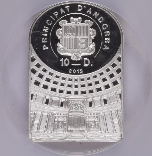 ANDORRA. 2012, 10 Diners, Silver - NGC PF69 - Top Pop ๐ฅ Aphrodite - Picture 5 of 6