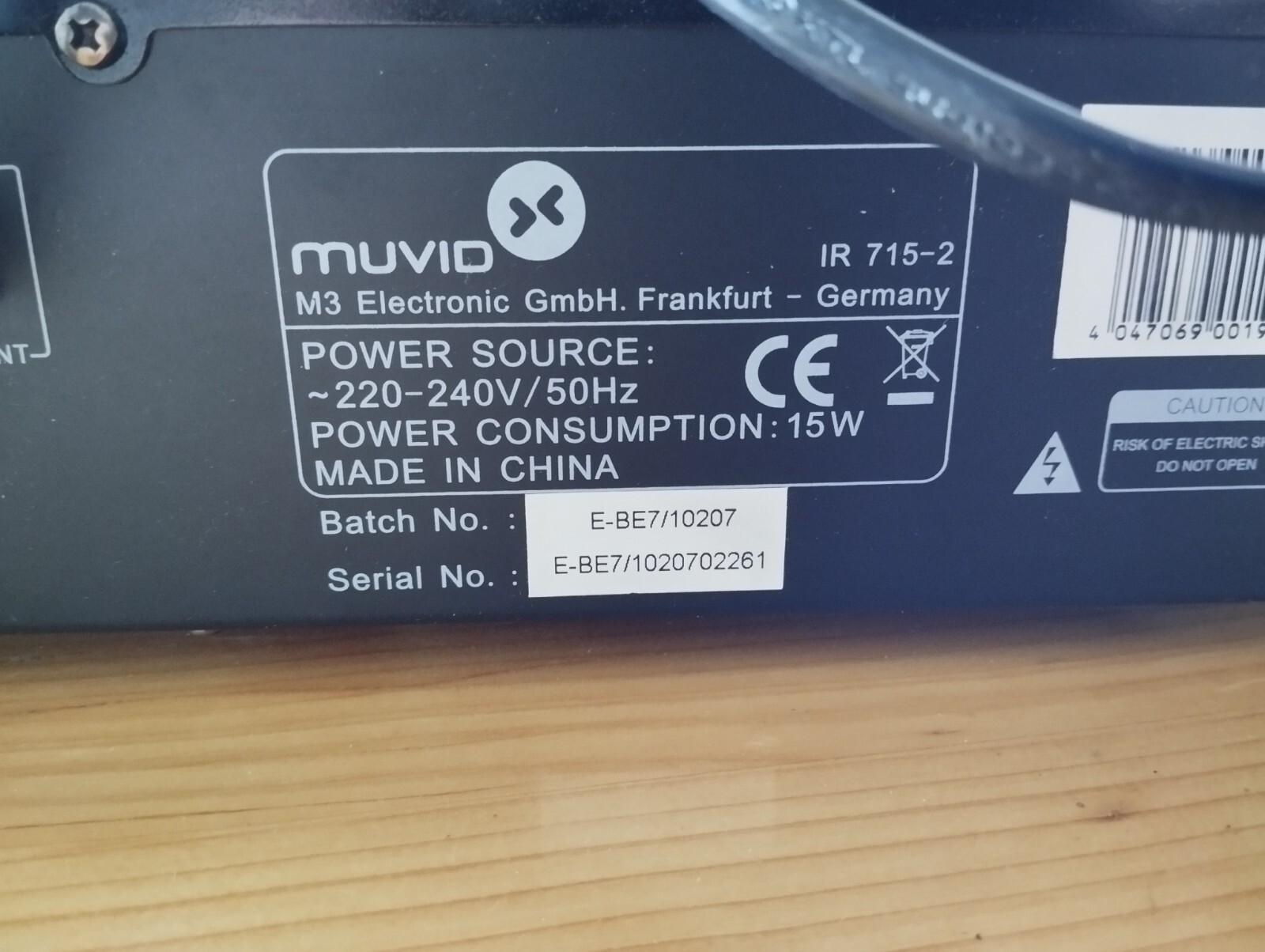 Muvid IR 7152 Hifi Stereo Wlan Baustein DAB USB Mp3