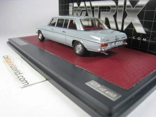 MERCEDES BENZ V114 LANG 1969 1/43 MATRIX (GREY) - Imagen 3 de 3