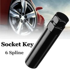 1 Spline Key Adapter for Spike Lug Nut (Key Only) 6 Spline Socket