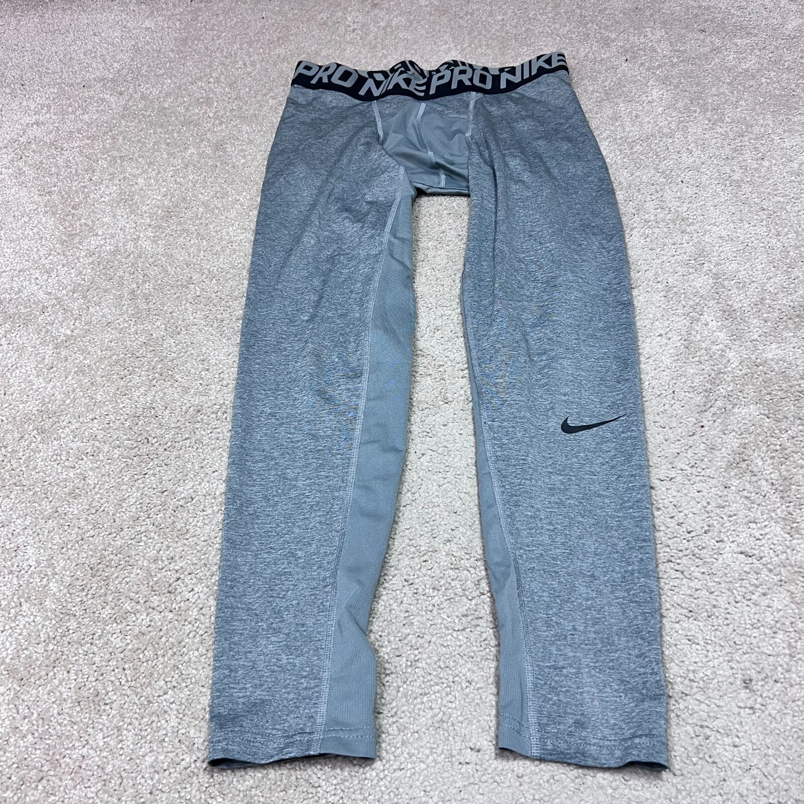 Nike Pro Activewear Leggings Gray Men's Size Large Compression eBay