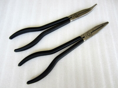 Vintage Craftsman 10'' Long Nose Bent Nose Pliers 45388 45389 Made in France