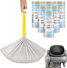 Drawstring Litter Bags 27" x 13" Self-Cleaning Cat Litter Box Liner Bags US