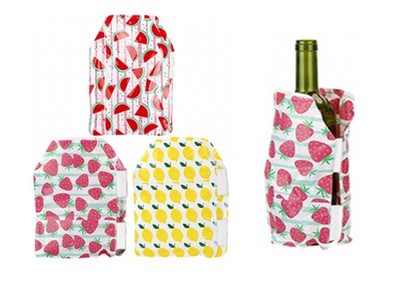 Zuhause Sommer Picknick Obst Design Gefrier Gel Kühler für Weinflasche 833121